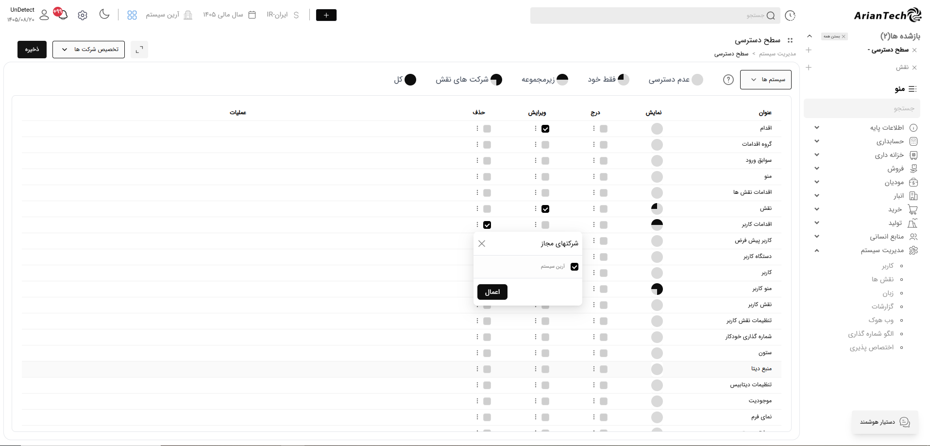 Custom ERP Pages